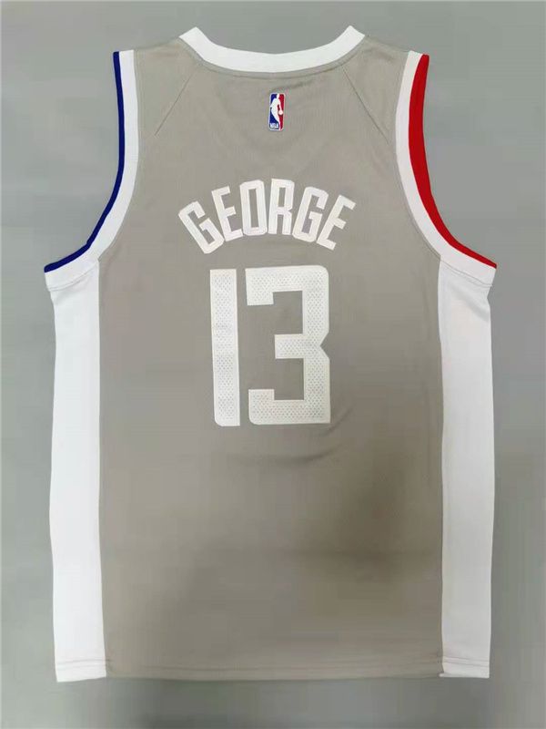 Men Los Angeles Clippers 13 George Grey 2021 Nike Game NBA Jersey
